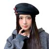 Sweet wind cute bow beret autumn and winter hat women's fashion versatile face little painter hat