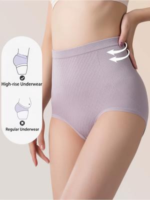 High Waist Seamless Tummy Control Panties for Women Breathable Shaping Underwear with Butt Lift