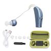 Sound Amplifier BX 07 Rechargeable Single Digital Ear Amplification Device for Hearing Assisstance Blue
