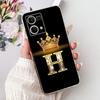 For Oppo F21 Pro 4G Case Reno7 4G CPH2363 New Crown Letters Cover Soft Silicone Phone Case For Oppo Reno8 Reno 7 F21Pro 4G Shell