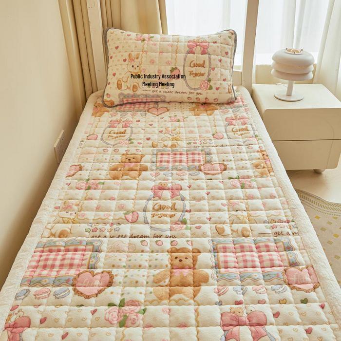 Colchoncillo Plegable de Tatami de Terciopelo de Leche de Lujo para Residencias Estudiantiles y Hogares