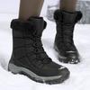 New snow boots winter warm medium boots piled thickened cotton shoes large size shoes