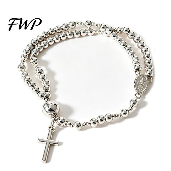 Gebetsperlen Armband Rosenkranz Magnetverschluss Handgefertigt Christlich Damen Handgelenk Accessoire Leicht Einfach zu Tragen Spiritueller Schmuck Geschenk Religiös