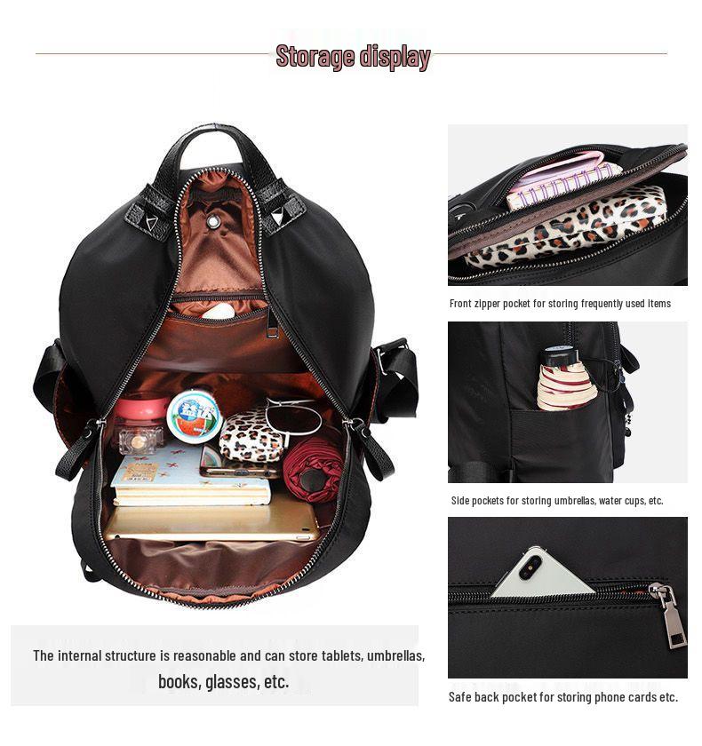 Plecak damski w stylu koreańskim z tkaniny Oxford: Wszechstronny, Modny, Swobodny i Idealny dla Studentów i w Podróży