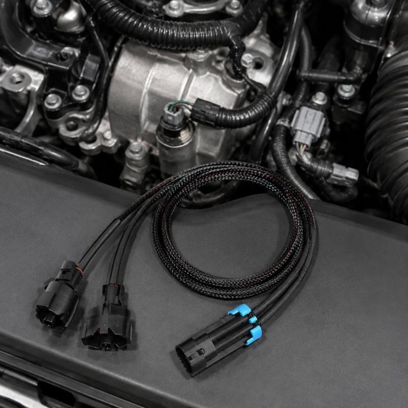 Engine Bay Knock Sensor Wiring Extension Harness, Molded End Lead with Outer Sleeve for Repair Service, Installation Work, and Single Harness Use
