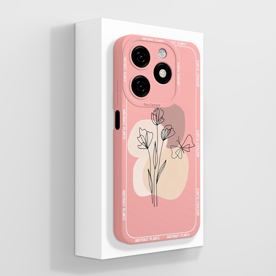 For Infinix Smart 8 Pro Plus Case Cute Panda Back Cover For Infinix Smart8 HD Phone Cases Soft Liquid Silicone Camera Protectors