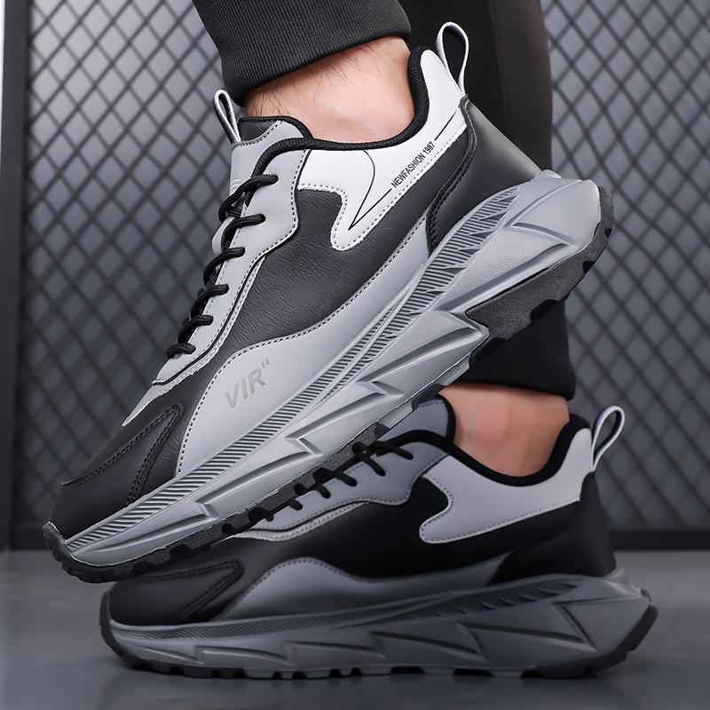 Chaussures de papa outdoor semelle souple absorption des chocs chaussures de sport confortables tige basse chaussures décontractées tendance pour le trajet