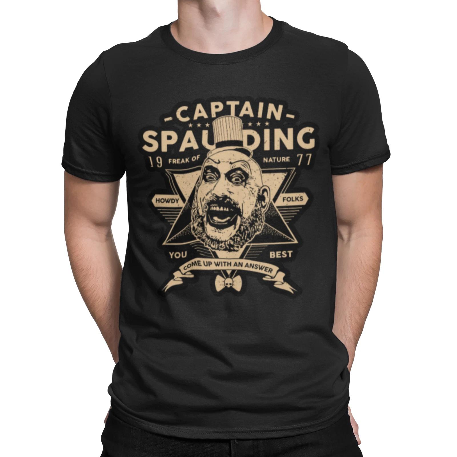 homage horror 80s tv film movie t shirt for halloween captain spaulding fans XL