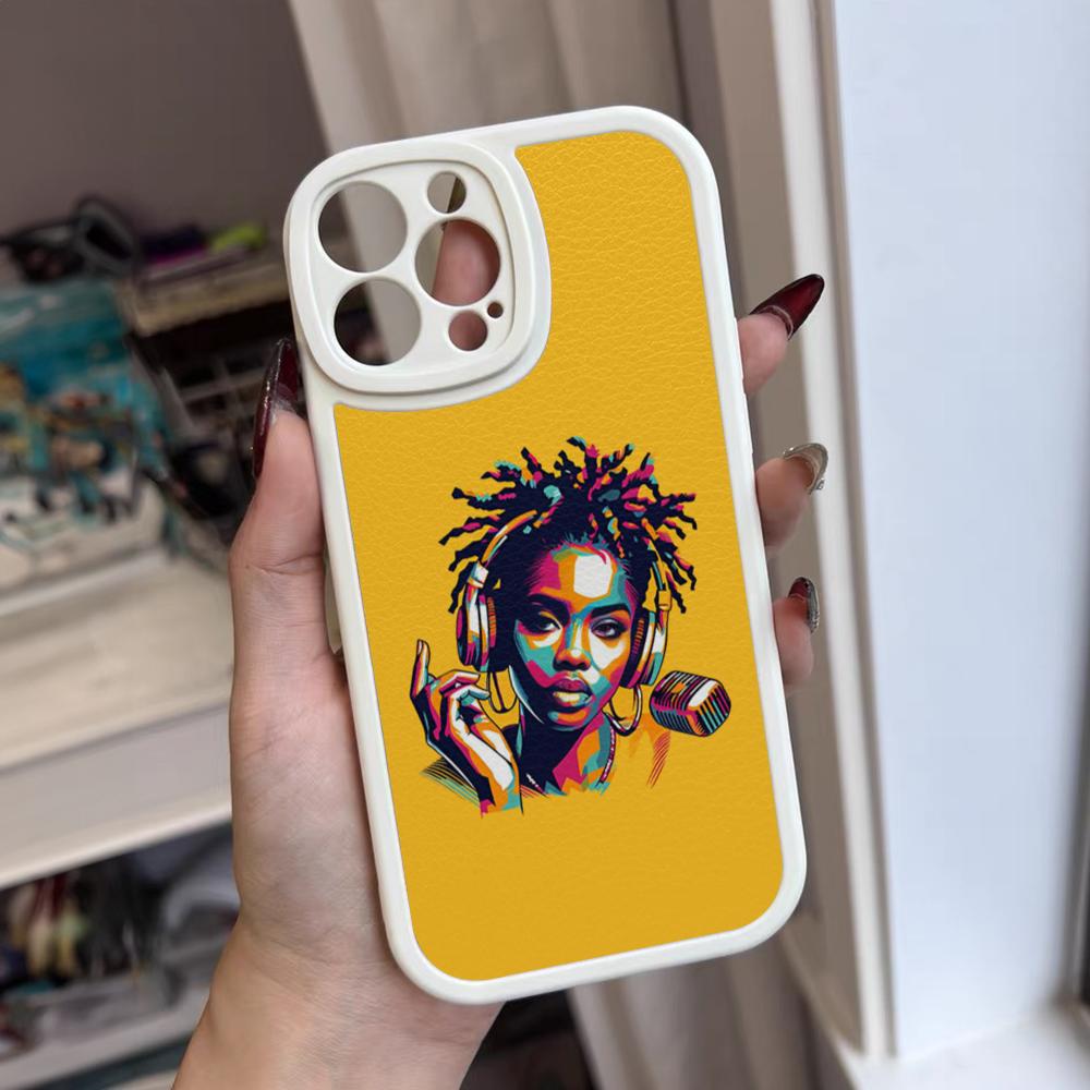 Rapper Lauryn Hill Phone Case For Iphone 15 14 12 13 Pro Max 11 Mini X Xr Xs 7 8 Puls Lambskin Silicone Cover