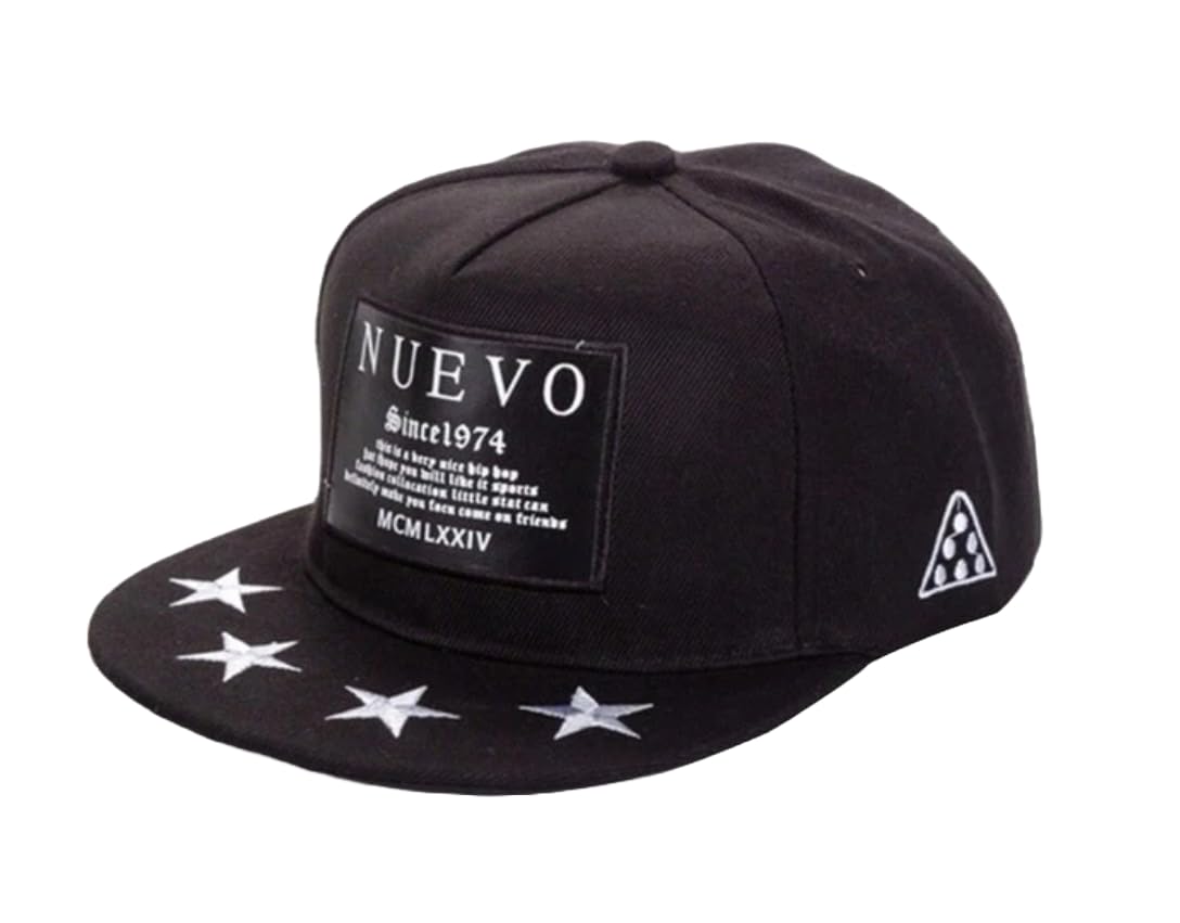 

Sproutsy Men s NUEVO Straight Flat Baseball Cap (Black)