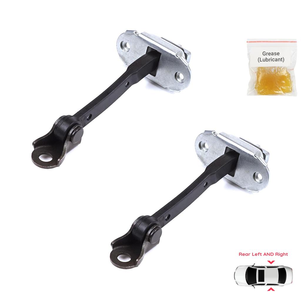 BDP1364-1 2 Pieces Rear Door Stop Check Assy Limiter Strap for Toyota Yaris Echo Verso FunCargo Vitz Platz MK1 P1 P2 1999-2003 Pre-Facelift