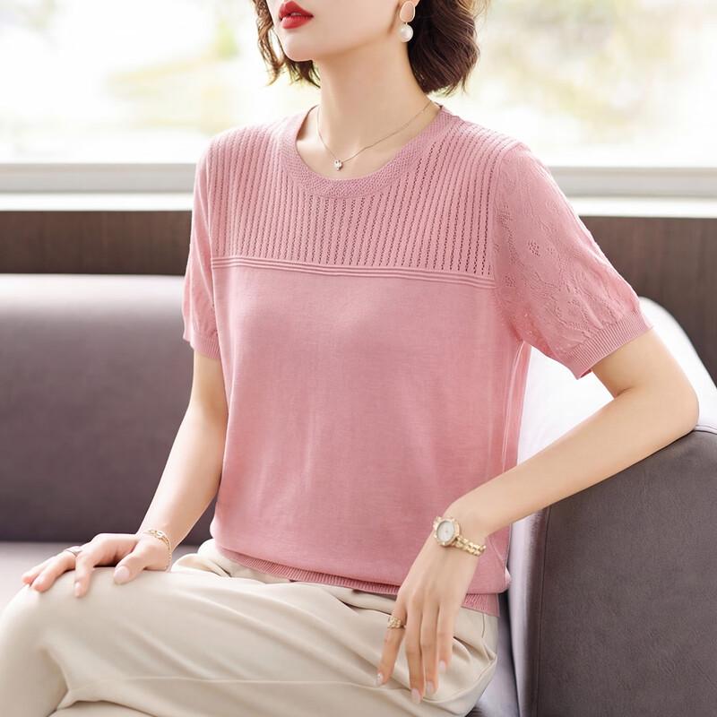 QianLian 100% Lyocell Knit T-Shirt L