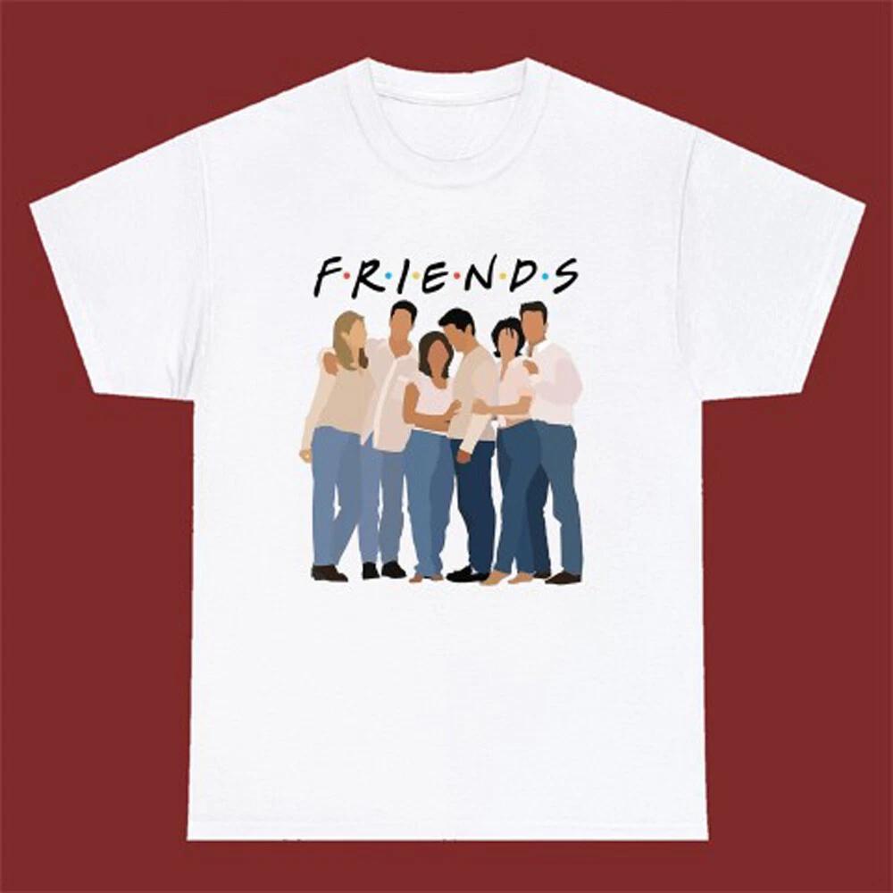 Friends Tv Show Men s White Size S-5XL XL