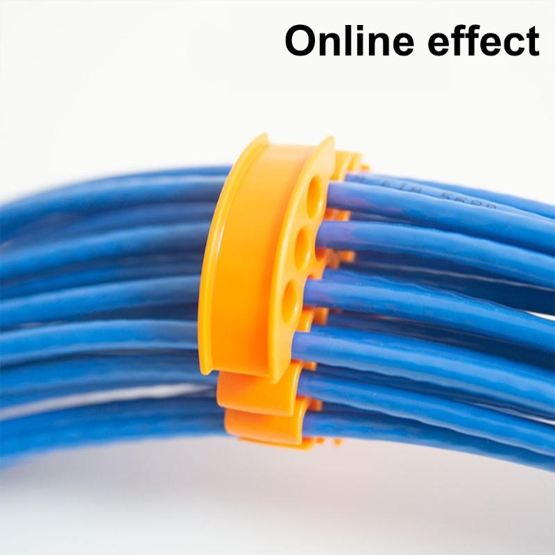 2Pcs Cable Organizers Tool 30 Holes Networks Cable Combs Networks Room Cables Management Tool Cord Holder Enduring