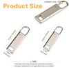 One Enjoy Replacement Zipper Easy for Zipper Sewing Pulls, 8-Pack, Metal, Installation, Bags/Wallets/Clothing/Shoes, Repair, Replacement, DIY, Crafts,