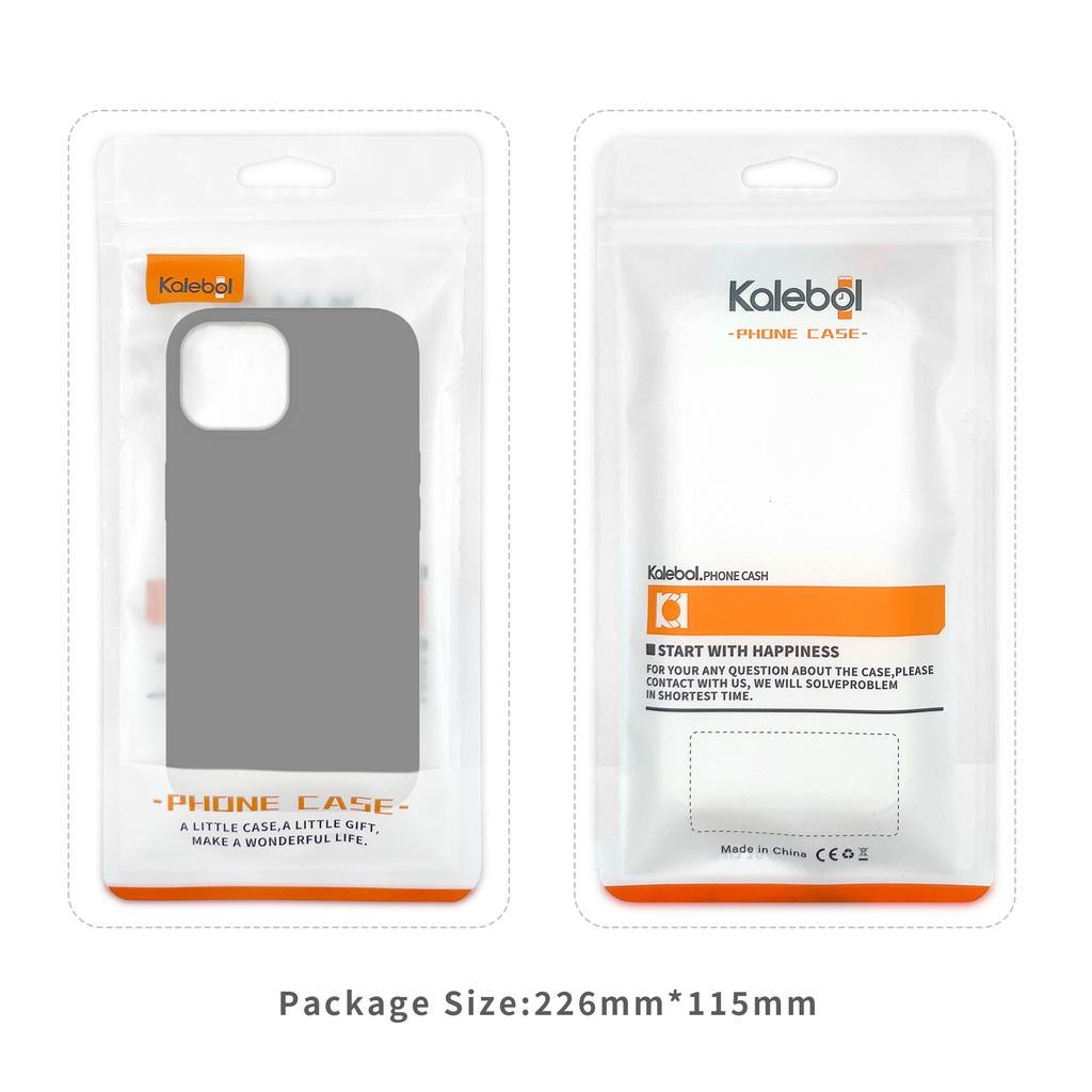 KALEBOL KLB-YTGJ001 For iPhone 15 Case Solid Color Liquid Silicone+PC Phone Cover