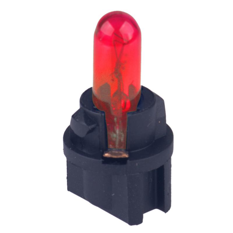 10pcs/set Red T5 Car Interior Dashboard trument Gauge Indicator Light Bulb Universal 12V