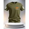 3D Print Summer Spain Football Jerseys Men Classic God Spain Short Sleeve Tees Casual O-Neck Sports Style T-Shirt Man Clothing