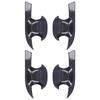 Car Door Handle Bowl Cup Cover Trim Carbon Fiber Style Decor Fit for RAV4 20192021