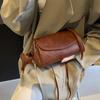Single-shoulder Bag Women Retro PU Simple and Versatile Crossbody Bags, Lychee Texture Casual Commuting Quality Bag