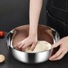 Metal Mixing Bowl Smooth Surface Non-Stick Easy To Clean Dishwasher Safe Multipurpose Large Basin Salad Basin