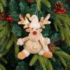 Snowman Christmas Tree Pendant Santa Claus Xmas Hanging Doll Plush Elk Ornament  Christmas Party