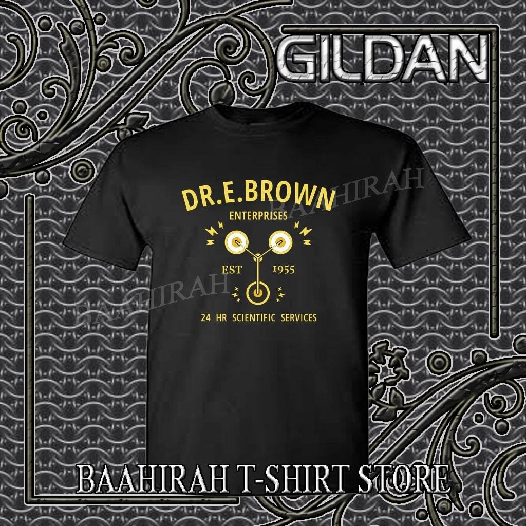 

New DR. E Brown Logo American Funny T-Shirt Size S to 5XL S