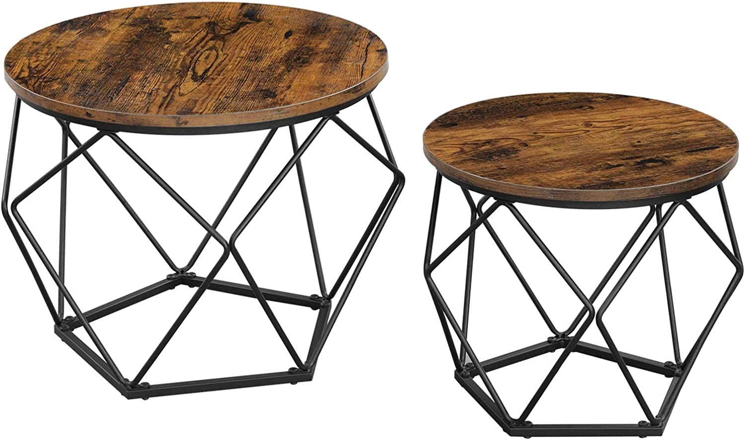 VASAGLE Coffee Tables, Set of 2