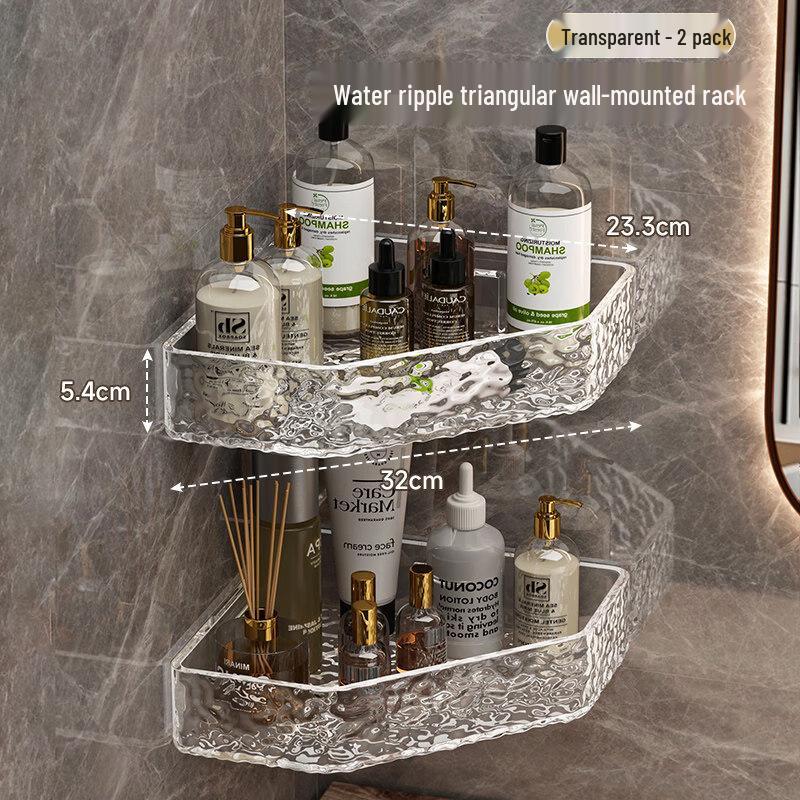 Acrylic Bathroom Storage Shelf