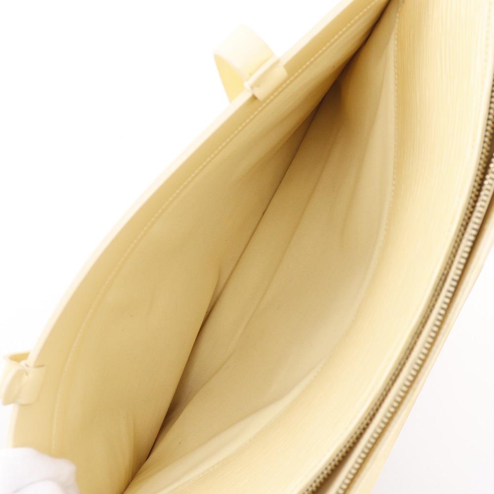 LOUIS VUITTON Croisette PM Tote Bag M5249A Vanilla cream Epi Leather Women Used