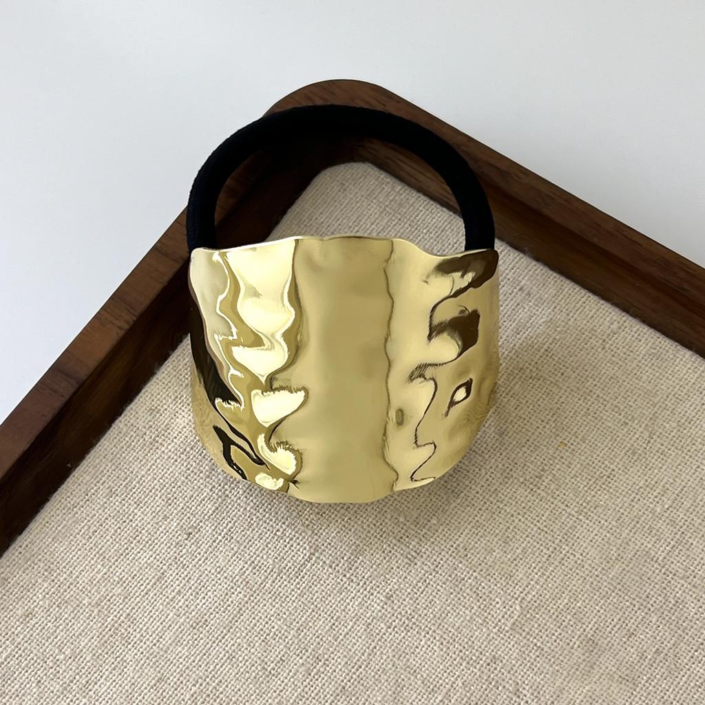 Mode Punk Geometrische Metall Haarspangen Elastische Haargummis Haarseil Stirnbänder Für Damen Mädchen Haarschmuck Geschenke