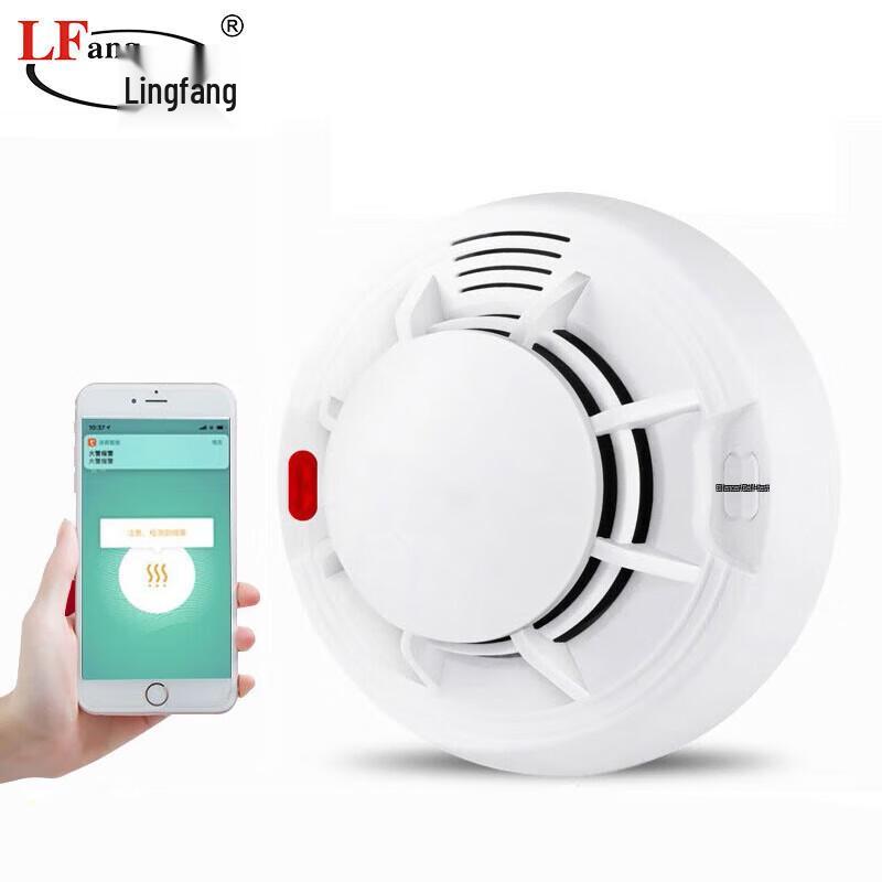 Lingfang WiFi Smart Smoke Detector with Phone Notification