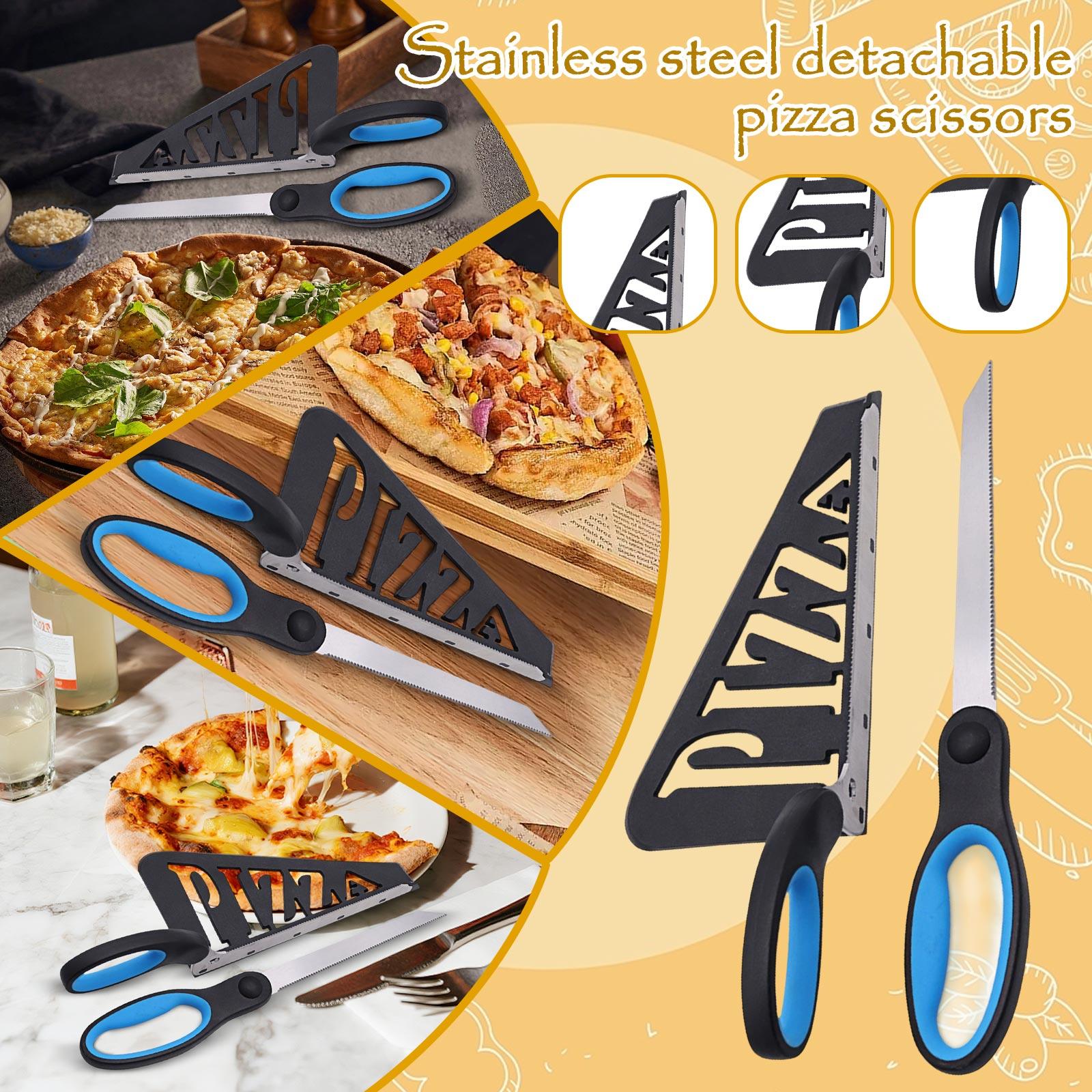 

Stainless Steel Detachable Pizza Scissors, Kitchen Scissors, Detachable Pizza Cutter, Baking Tool. One Size