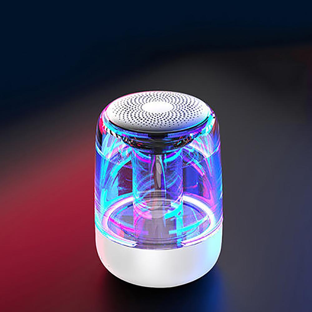 C7 Wireless Bluetooth 5.0 Speaker Subwoofer Stereo Portable Speaker With LED Colorful Light For Phones Tablet PC