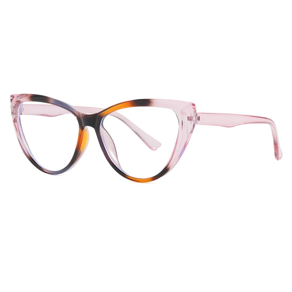 Brand Design Cat Eye Ladies Elegant Frame Anti-Blue Light Europe And The United States Trend Spectacle Farsightedness Glasses