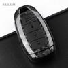 ABS Carbon Fiber Style Car Key Case Cover For Hyundai i30 ix25 Elantra KONA Solaris Azera Grandeur TM Accent Santa Fe Keychain