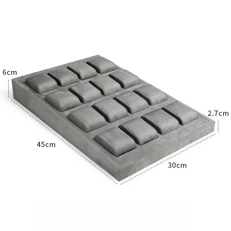 Combination Jewelry Displays Tray Watches Bracelet Organizer Pallet Counter Watch Jewellery Display Salver Live Pictures Props
