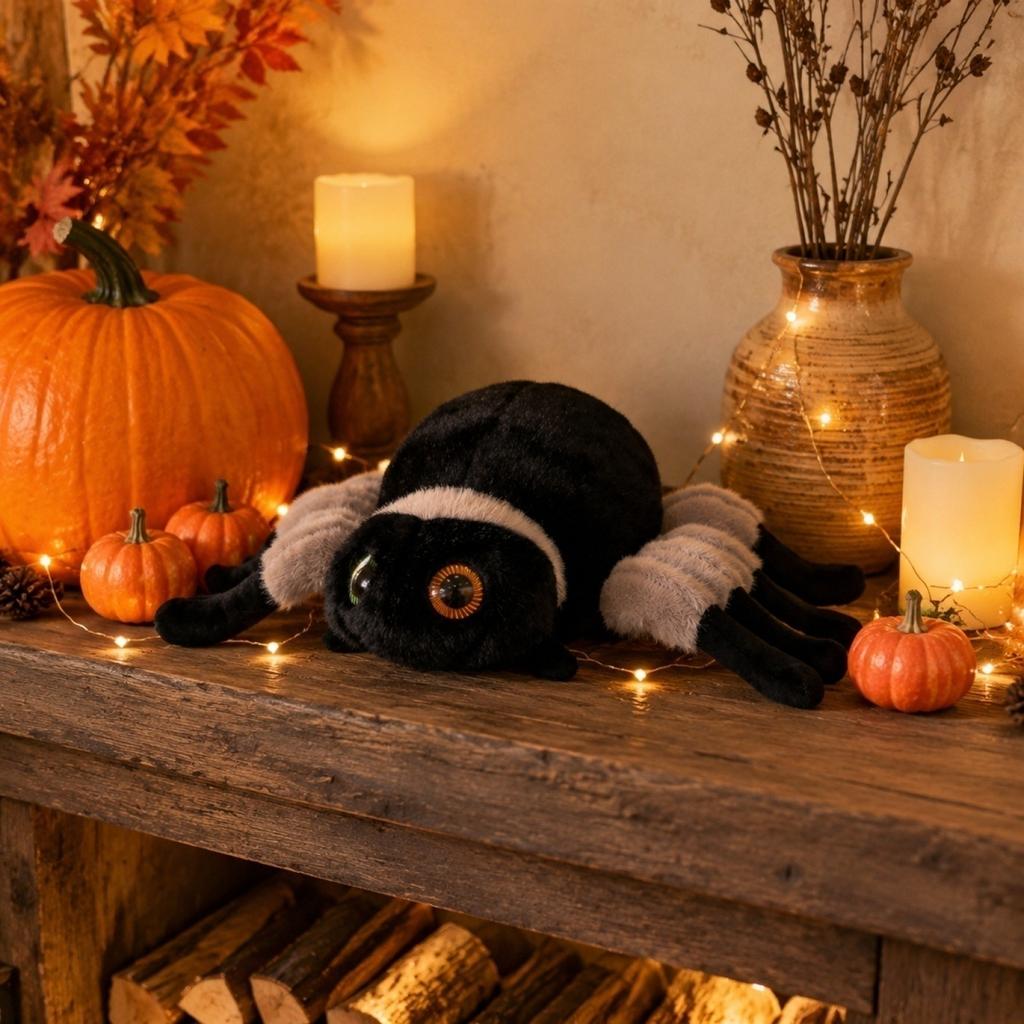 Plush Toy Soft Stuffed Animal Doll for Kids, Halloween Decoration, Collectible Gift