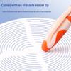 Erasable Heat-Sensitive Fountain Pen for Third-Graders, Ergonomic Design with Replaceable Crystal Blue Ink Cartridge