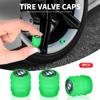 GJVG1 Car Luminous Tire Valve Cap Wheel Nozzle Valve Stem Luminous Caps For E46 E90 E60 F10 F30 E39 E36 F20 E87 F20 F40 M M2 M5 M6