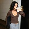 Women's Deep V-Neck Flared Sleeve Cropped Blouse, Slim Fit Color