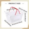 Shopping Basket Supermarket Organizer Multipurpose Ergonomic Storage Basket for Vegetables Garage Bedroom Closet Basement