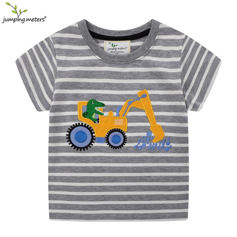 Summer Boys Cartoon Short Sleeve T-Shirt - New Arrivals 120-130cm