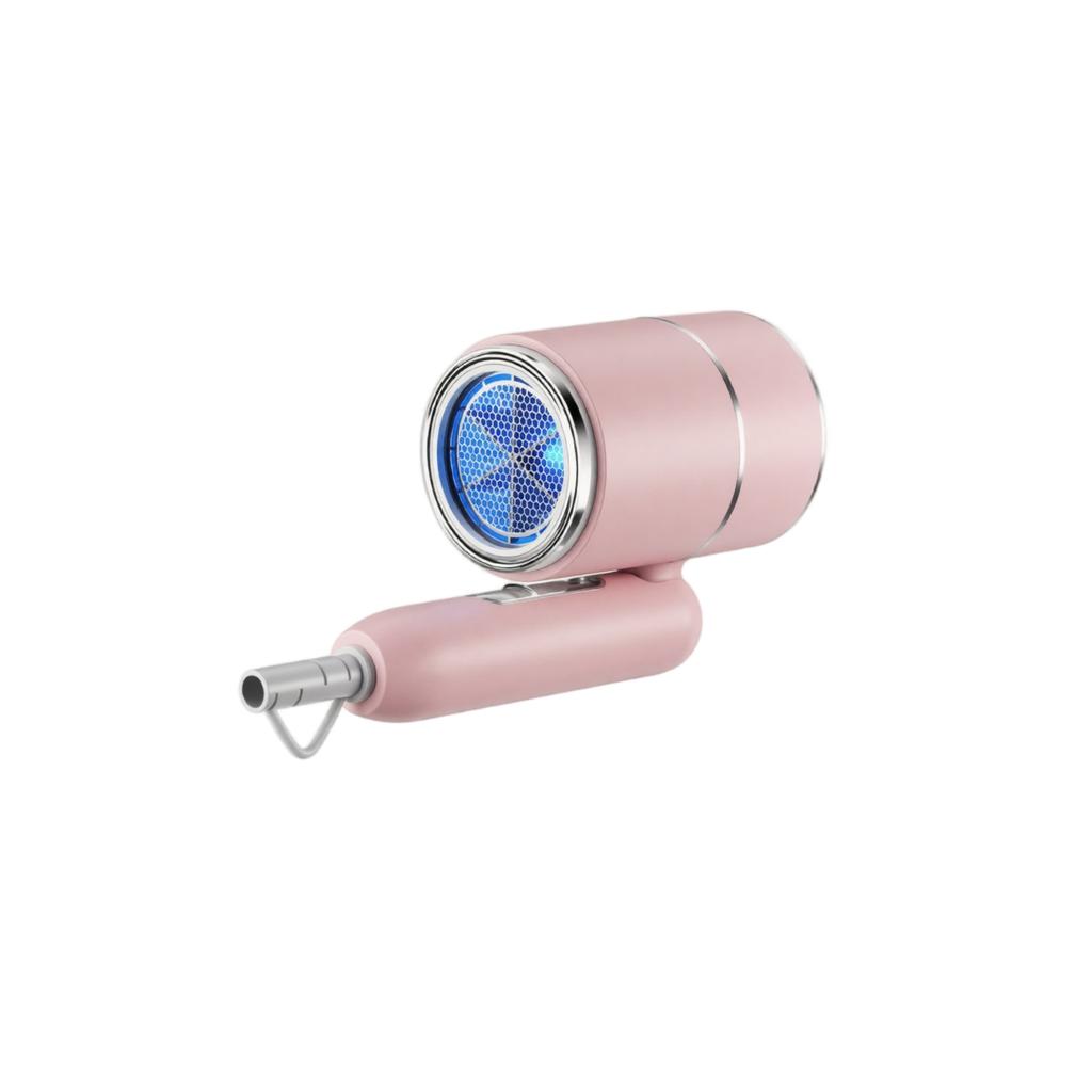 Portable Foldable Hair Dryer with Blue Light Technology High Power Compact Design for Home Dormitory Use Lightweight Travel Hairdryer