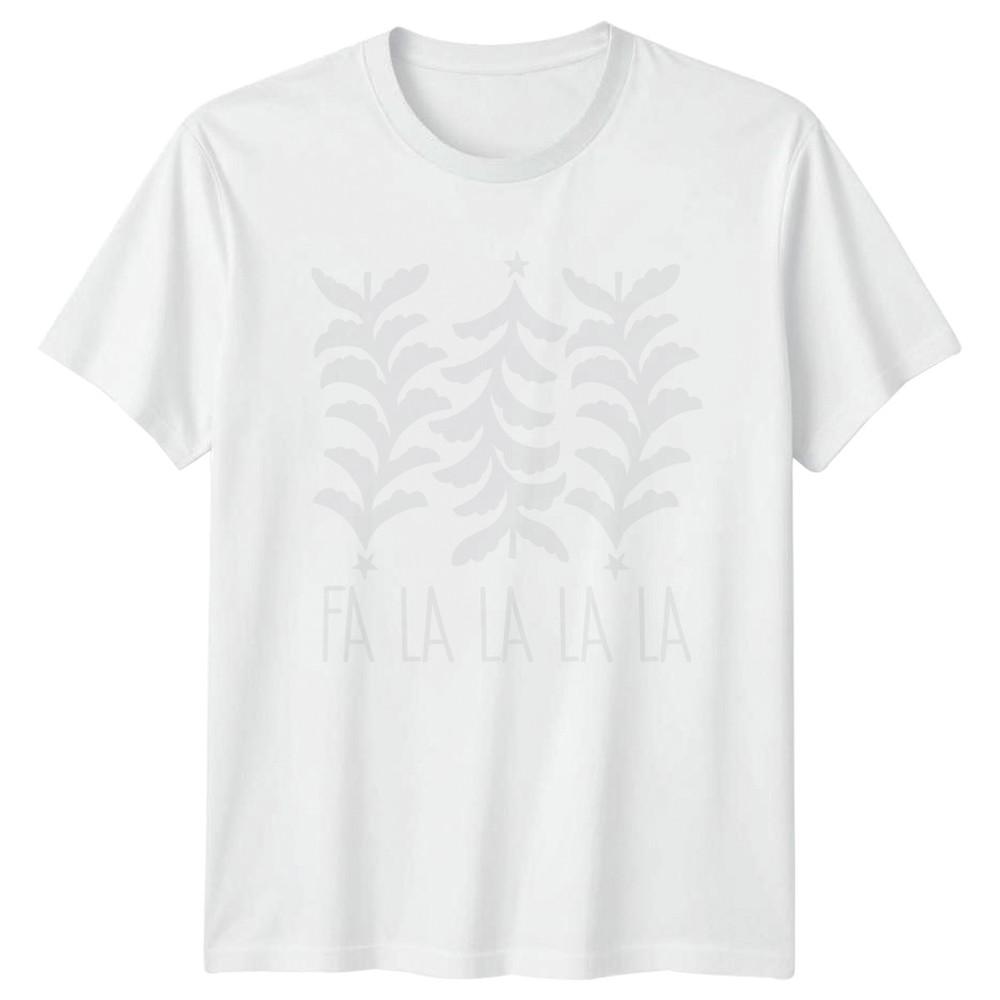 Fa La La La La Christmas Holiday Trees Graphic Unisexs Unisexs Unisex TShirt Tee S