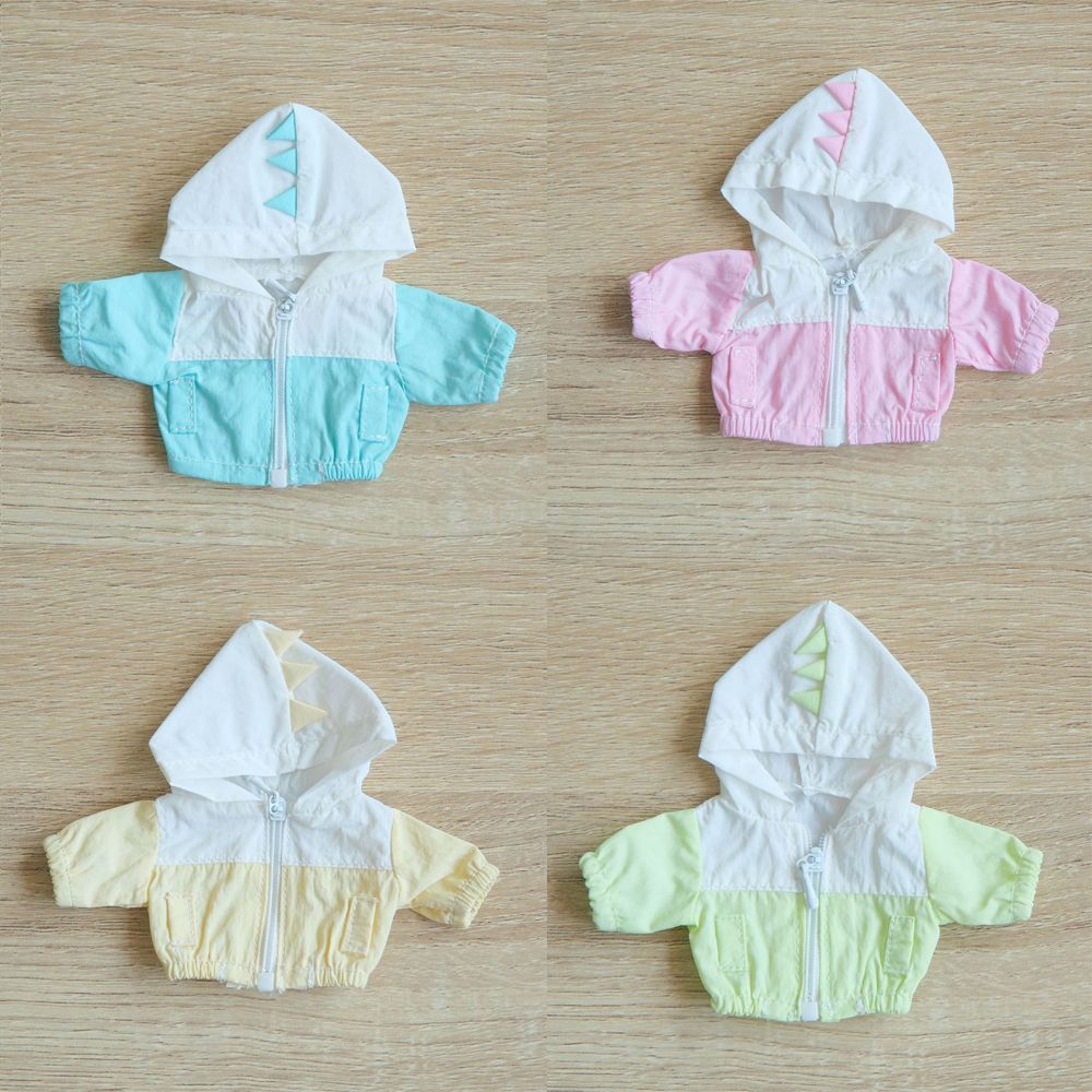 15Styles Rain Clothes for 10cm Plush Cotton Doll's Clothes Outfit Accessories Idol Doll Casual Wear Jacket Fashion Clothes Decor