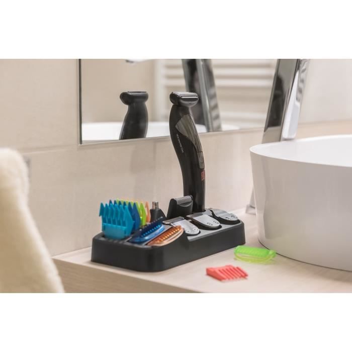 Tondeuse à cheveux - SENCOR - SHP 7411BK - 12 accessoires - Rechargeable - Noir