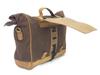 LONGRIDE Heritage Saddle Bag LOX Roll Top Brown LOX133WBRO (9.5L)