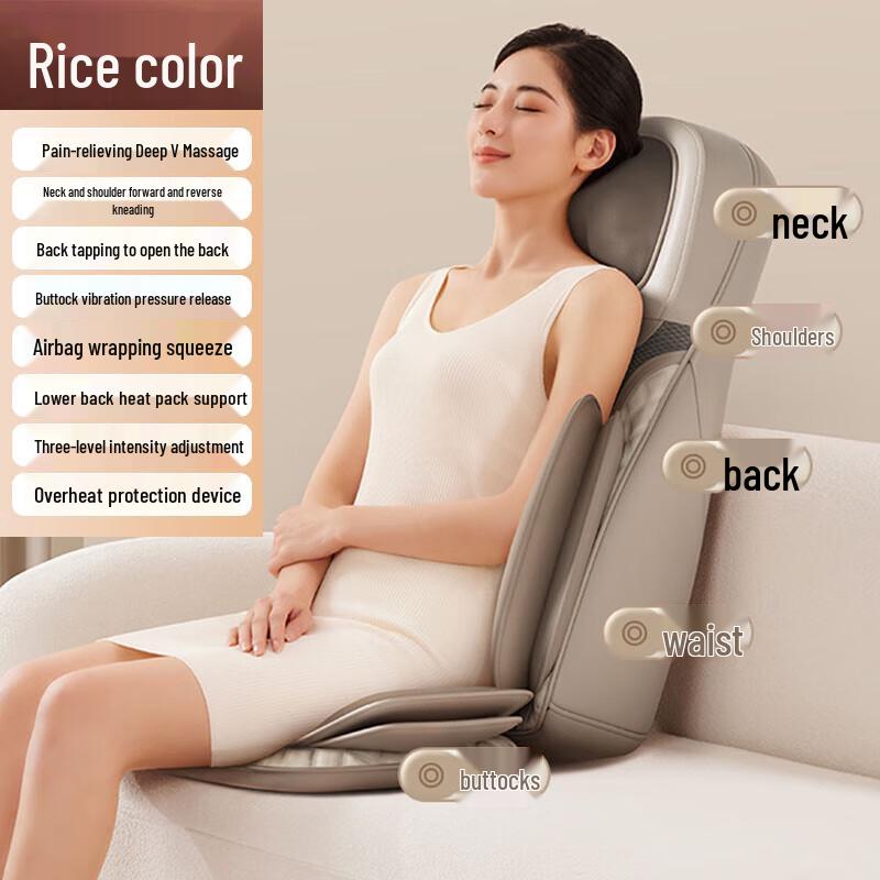 AUX Back and Waist Massage Cushion