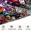 1Pc Hardy Tattoo Print Flannel Blanket, High quality Comfortable for All Seasons, Home Decor, Warmth and Comfort, Perfect for Christmas Gifts